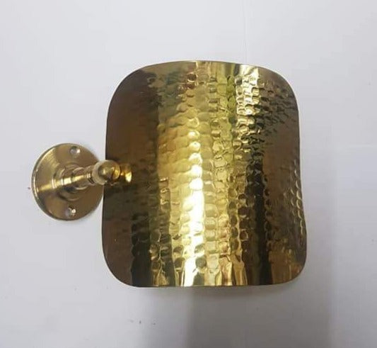 Brass traditional engraved- hammered toilet paper holder - SouthMoroccanCraft