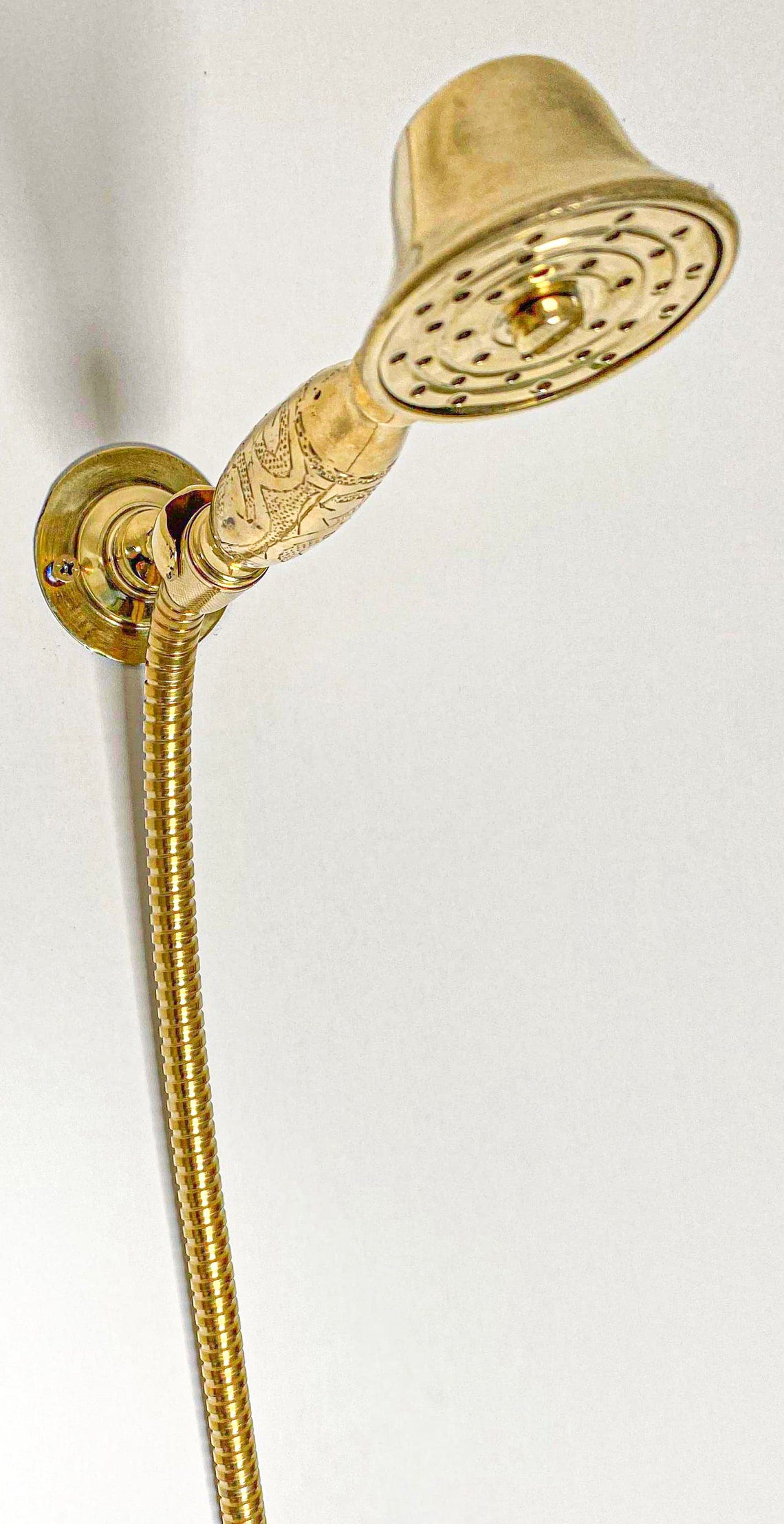 Handmade brass shower systems with rain shower